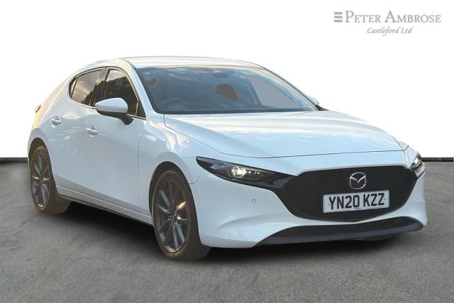Mazda Mazda3 2.0 Skyactiv X MHEV Sport Lux 5dr Hatchback Petrol WHITE