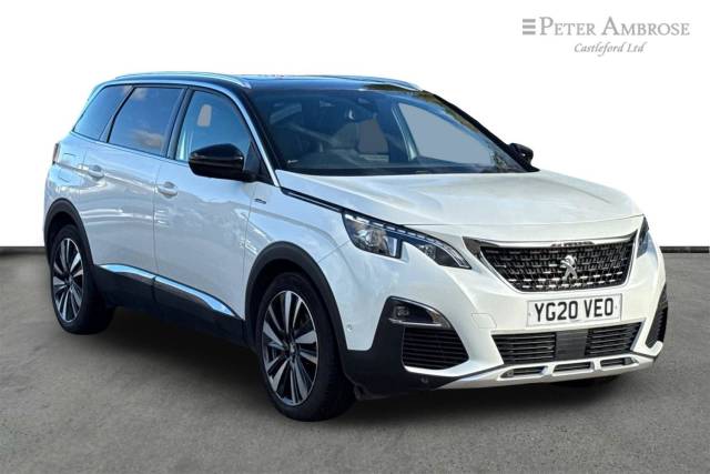 Peugeot 5008 2.0 BlueHDi 180 GT Line Premium 5dr EAT8 MPV Diesel WHITE