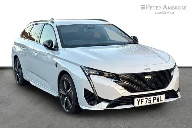 Peugeot 308 SW 1.6 Plug-in Hybrid GT 5dr e-EAT8 Estate Petrol / Electric Hybrid WHITE
