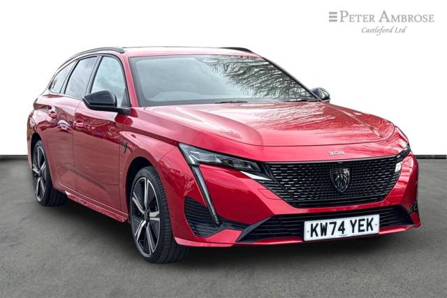 Peugeot 308 SW 1.2 Hybrid 136 GT 5dr e-DSC6 Estate Petrol RED