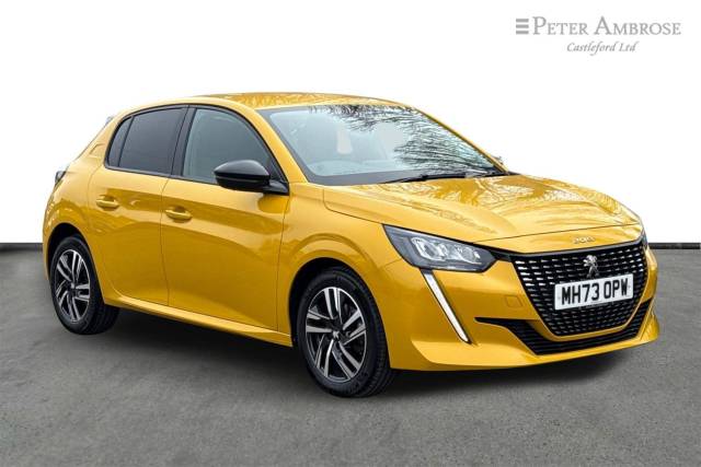 Peugeot 208 1.2 PureTech 100 Allure Premium + 5dr Hatchback Petrol YELLOW