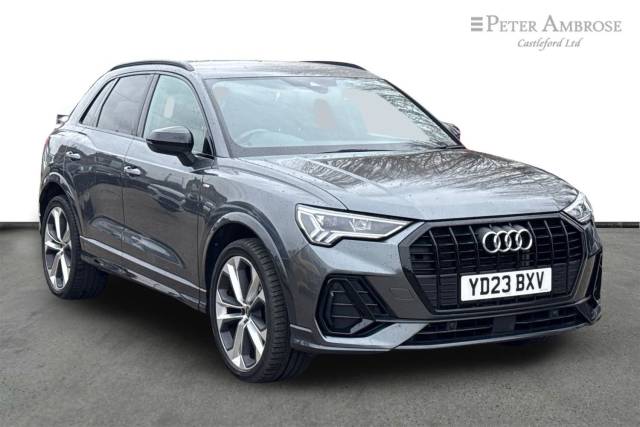 Audi Q3 1.5 35 TFSI Black Edition 5dr S Tronic Estate Petrol GREY