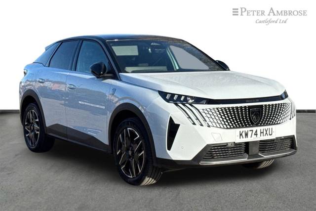 Peugeot 3008 1.2 Hybrid 136 GT 5dr e-DSC6 Hatchback Petrol WHITE