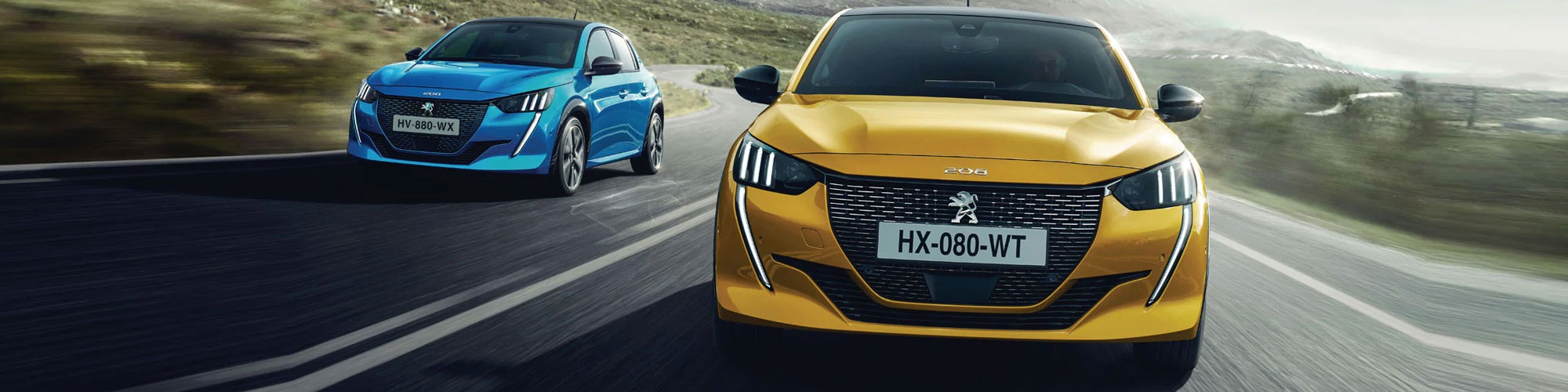 peugeot e-208 Banner